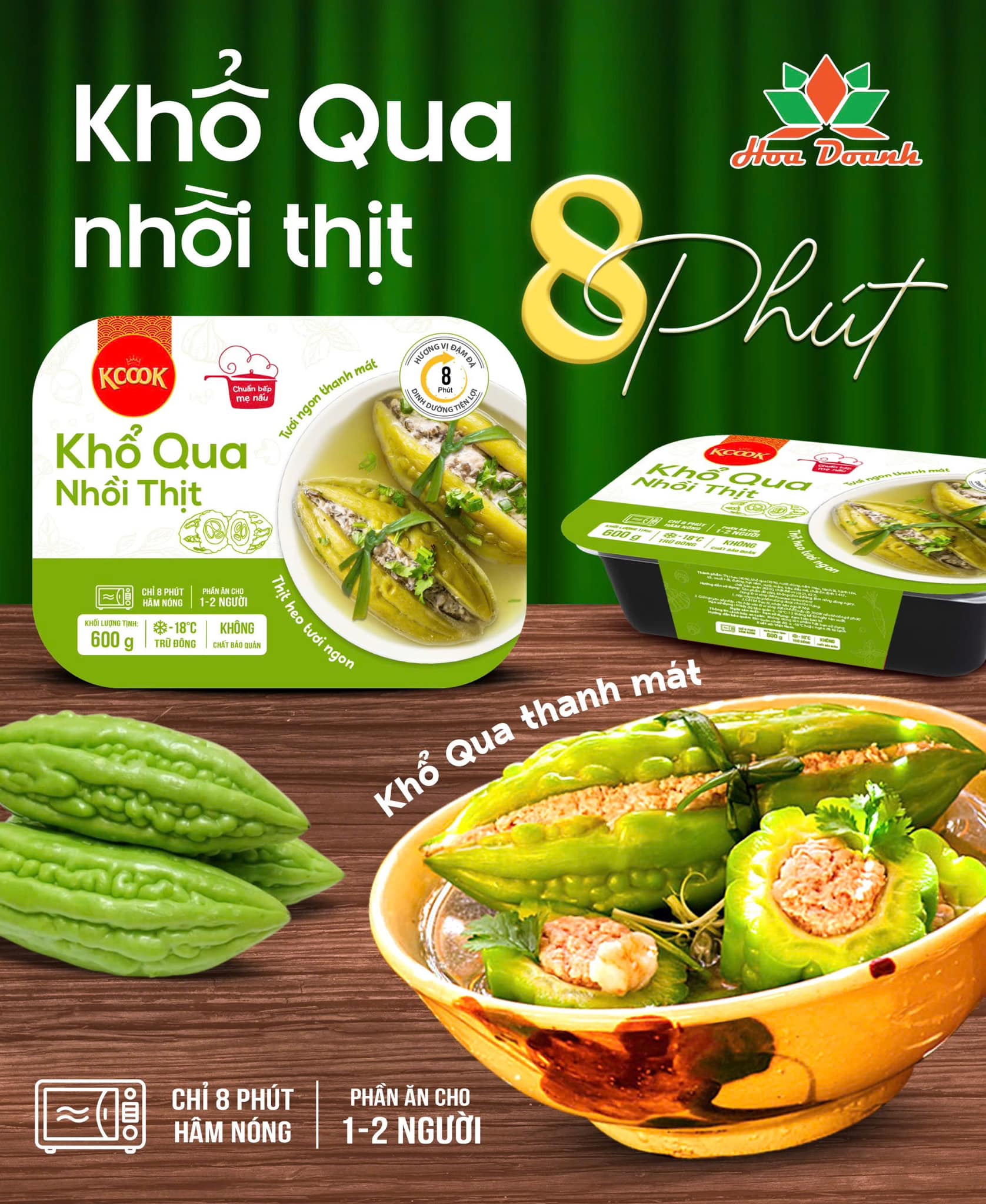 Khổ qua nhồi thịt 600g Hoa Doanh