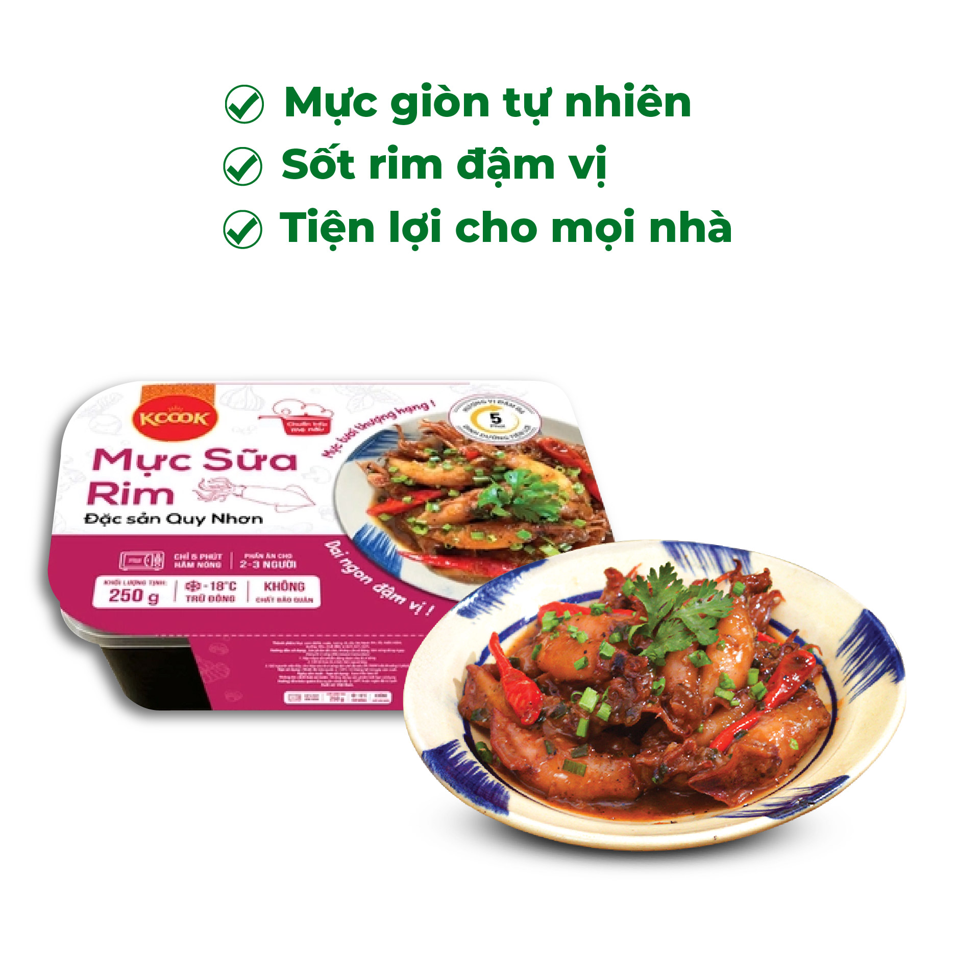Mực sữa rim 250g Hoa Doanh