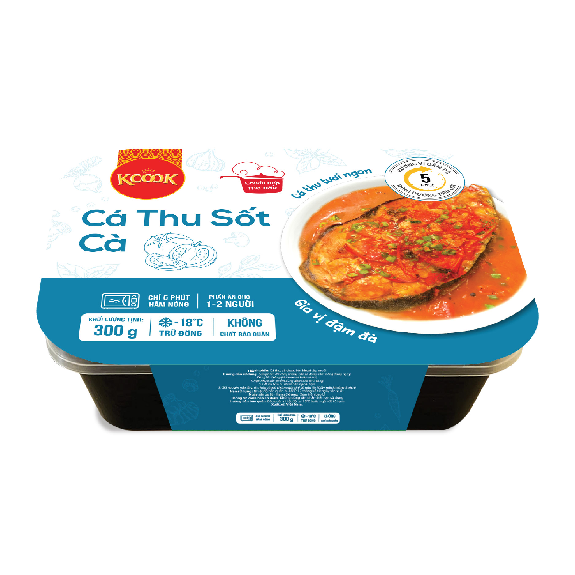 Cá thu sốt cà 300g Hoa Doanh
