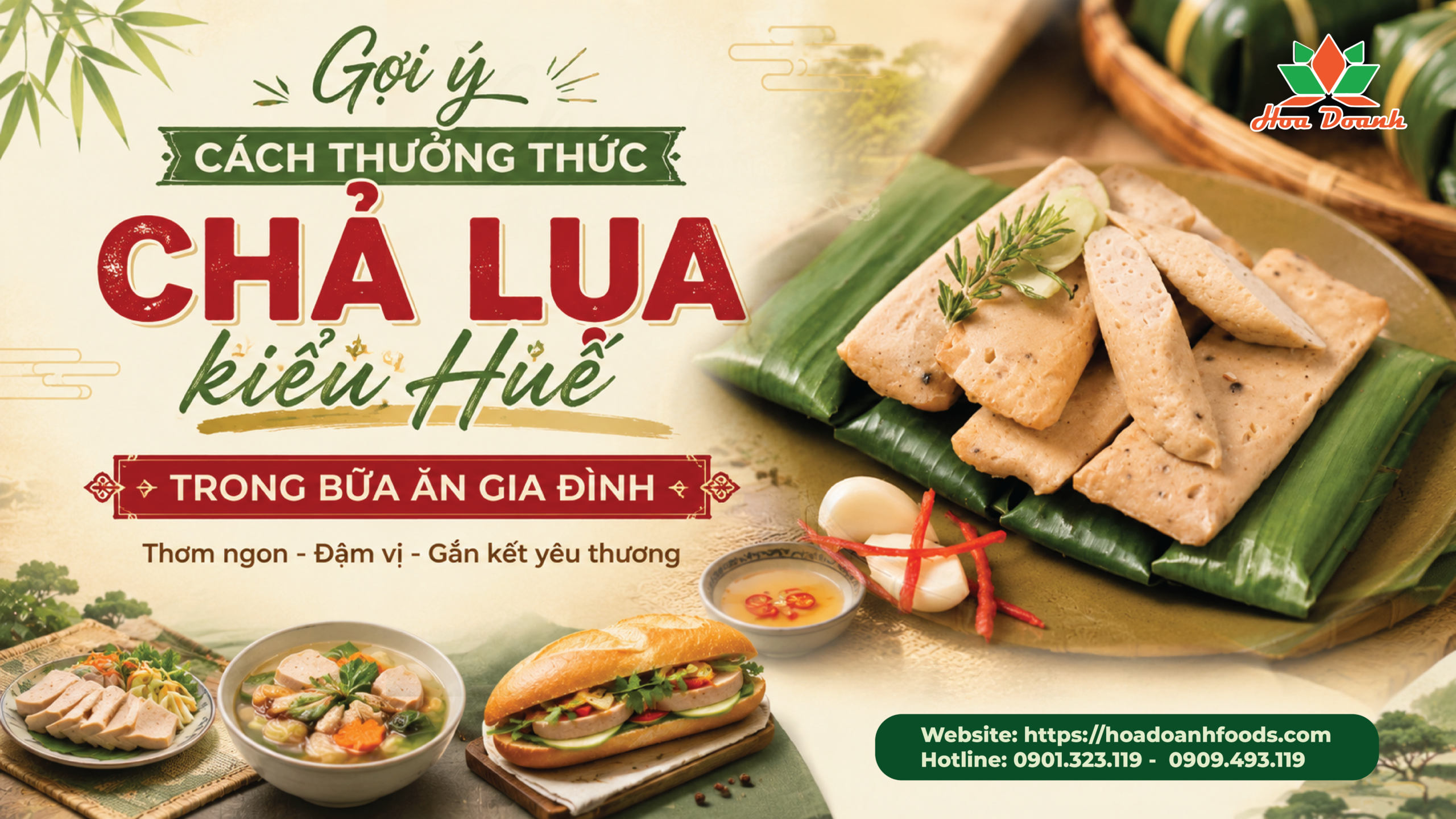 Gợi ý ăn chả lụa kiểu Huế